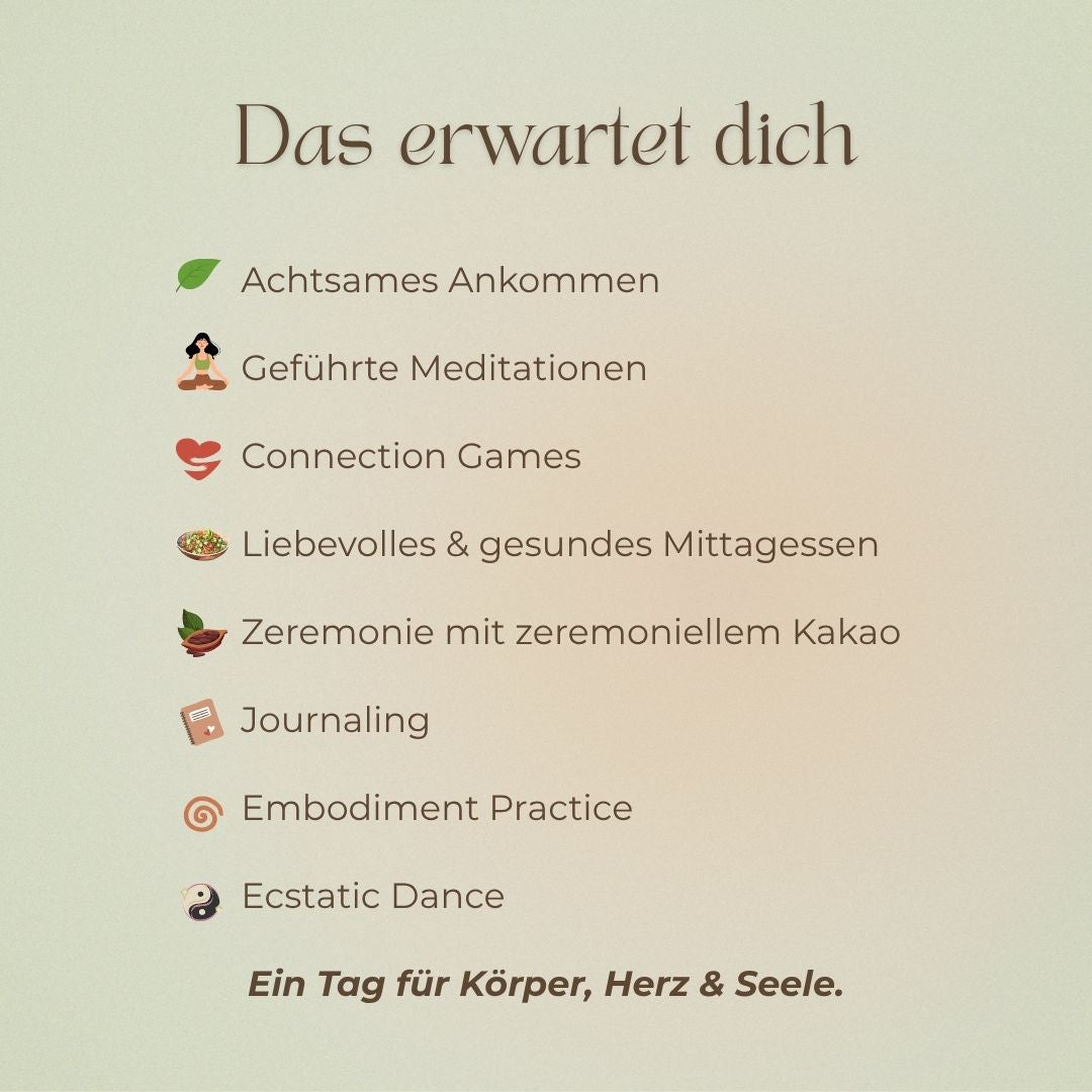 The Joy of Being Day Retreat | Nähe Hamburg